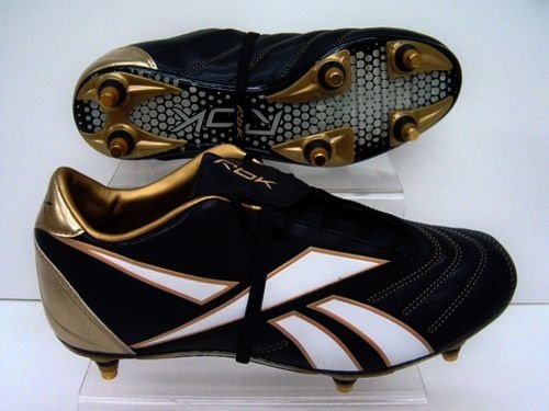 Reebok Mens Football Boots New Size UK 8 Black Gold (UK 8 EU 42 ...